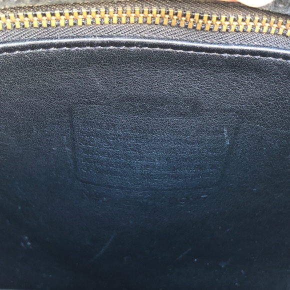 Vintage Coach Willis Hungary Black Leather Bag - Picture 14 of 16